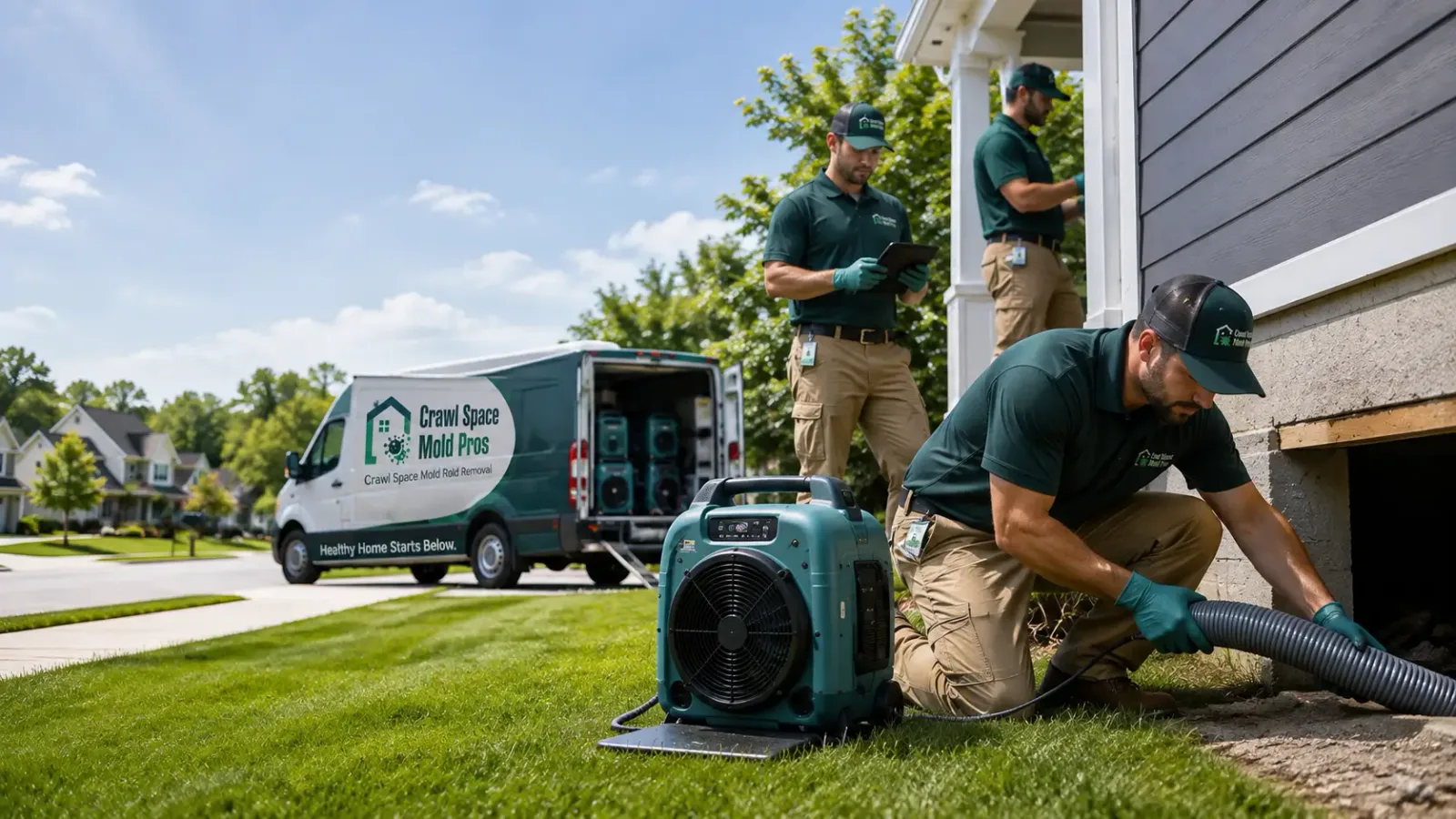 Crawl Space Mold Removal in Continental, OH